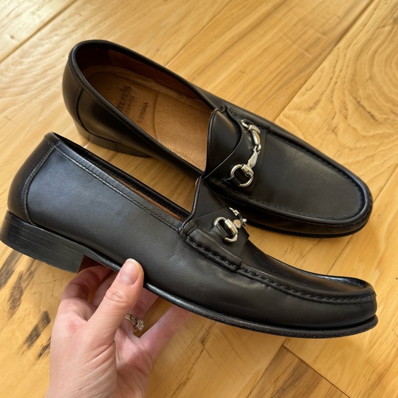 Allen Edmonds Verona Black Horsebit Loafers Leather Slip On Dress Shoes 10 D - Picture 10 of 10